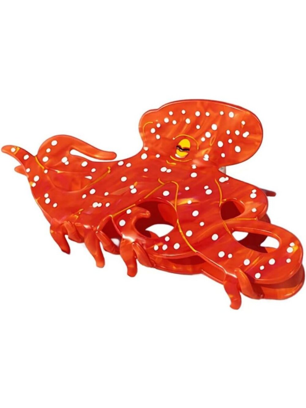 Unique Ocean Animal Octopus Claw Clips for Women - Funky Acetate Hair